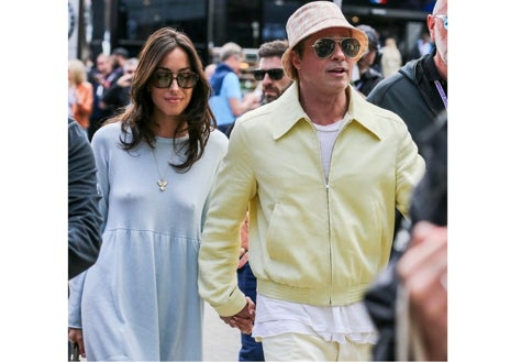 Imagen secundaria 1 - IBrad Pitt e Inés de Ramón llevan juntos desde 2022 aunque se han dejado ver en contadas ocasiones