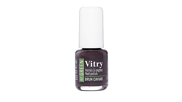 Esmalte Be Green de Vitry, tono Brun Caviar.