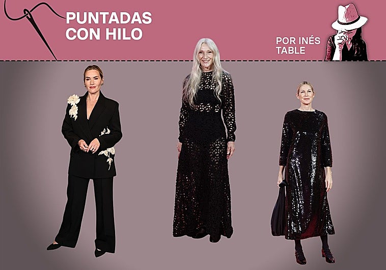 Selena Gomez, Pino Montesdeoca, Kate Winslet y Kelly Rutherford nos guían para vestir de negro y no ser engullidas por el lado oscuro