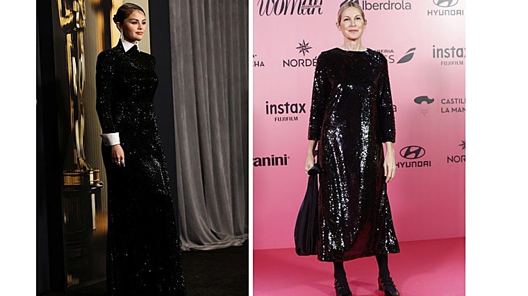 Selena Gomez con un modelo de Ralph Lauren y Kelly Rutherford con un vestido de BoinpointXVanessa Seward