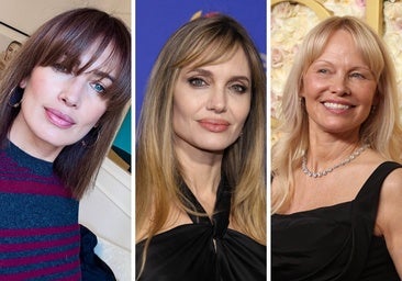 Los flequillos de Angelina Jolie, Pamela Anderson y Nieves Álvarez son el mejor truco para rejuvenecer a los 50