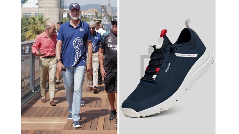 Las zapatillas deportivas están de moda, incluso el Rey las lleva.