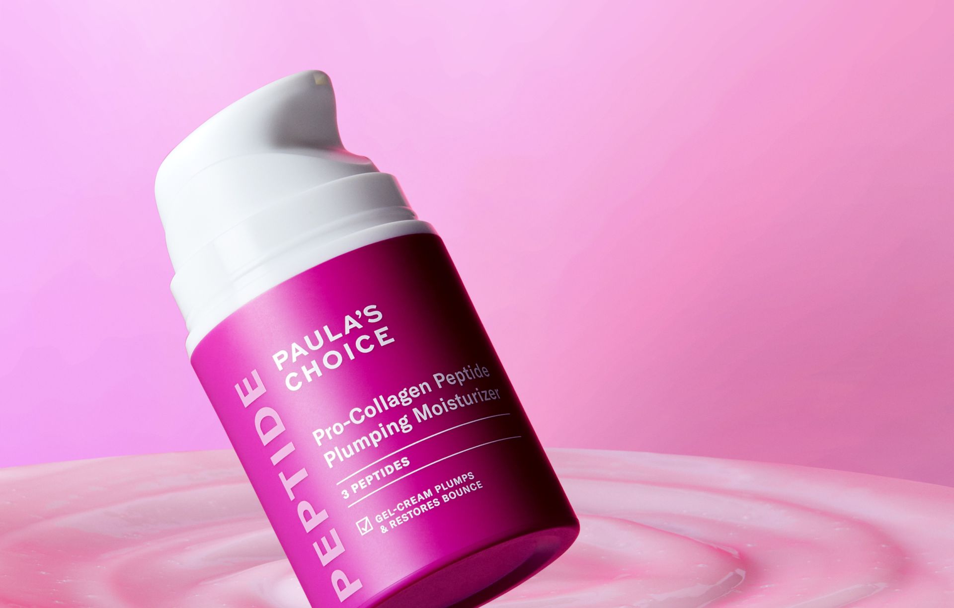 Hidratante Pro-Colágeno Péptidos de Paula’s Choice (56 €). Crema hidratante de textura ligera que, gracias a su complejo 3x Pro-Collagen Peptides y al ácido hialurónico biofermentado, aporta a la piel 24 horas de hidratación y una mejora en la tonicidad y la firmeza de la piel. En su fórmula incluye también una microalga roja que protege y refuerza las fibras de colágeno y elastina, revitalizando la piel.