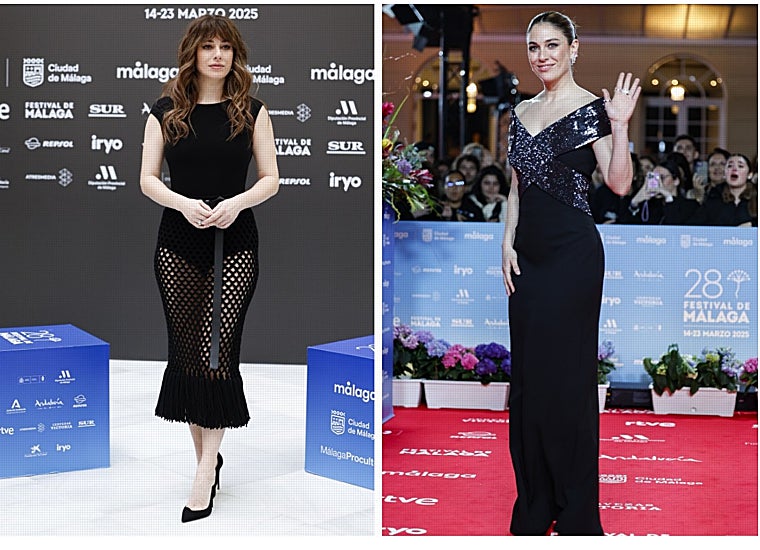 Blanca Suárez se decantó por el negro.