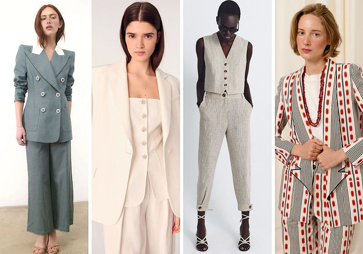 Varias opciones de traje para esta primavera