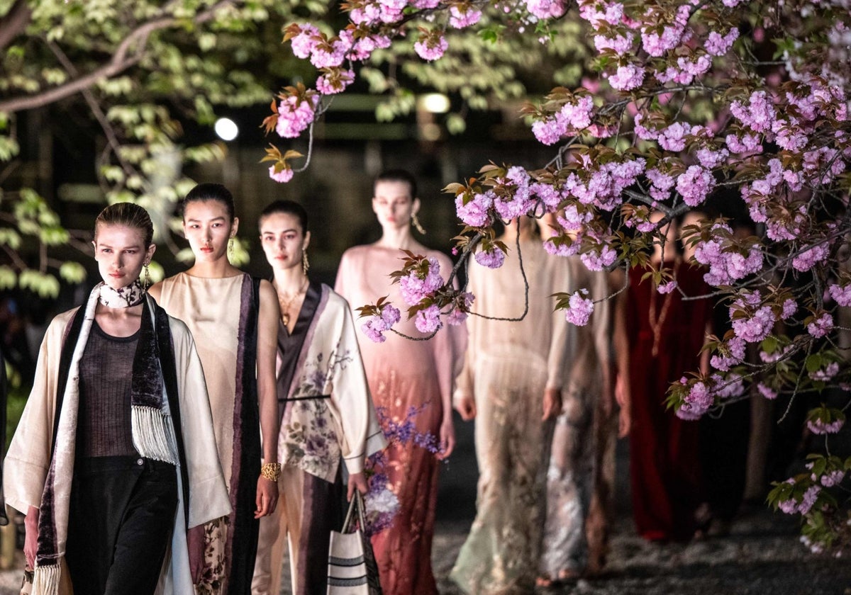 Desfile de Dior en Kioto (Japón)