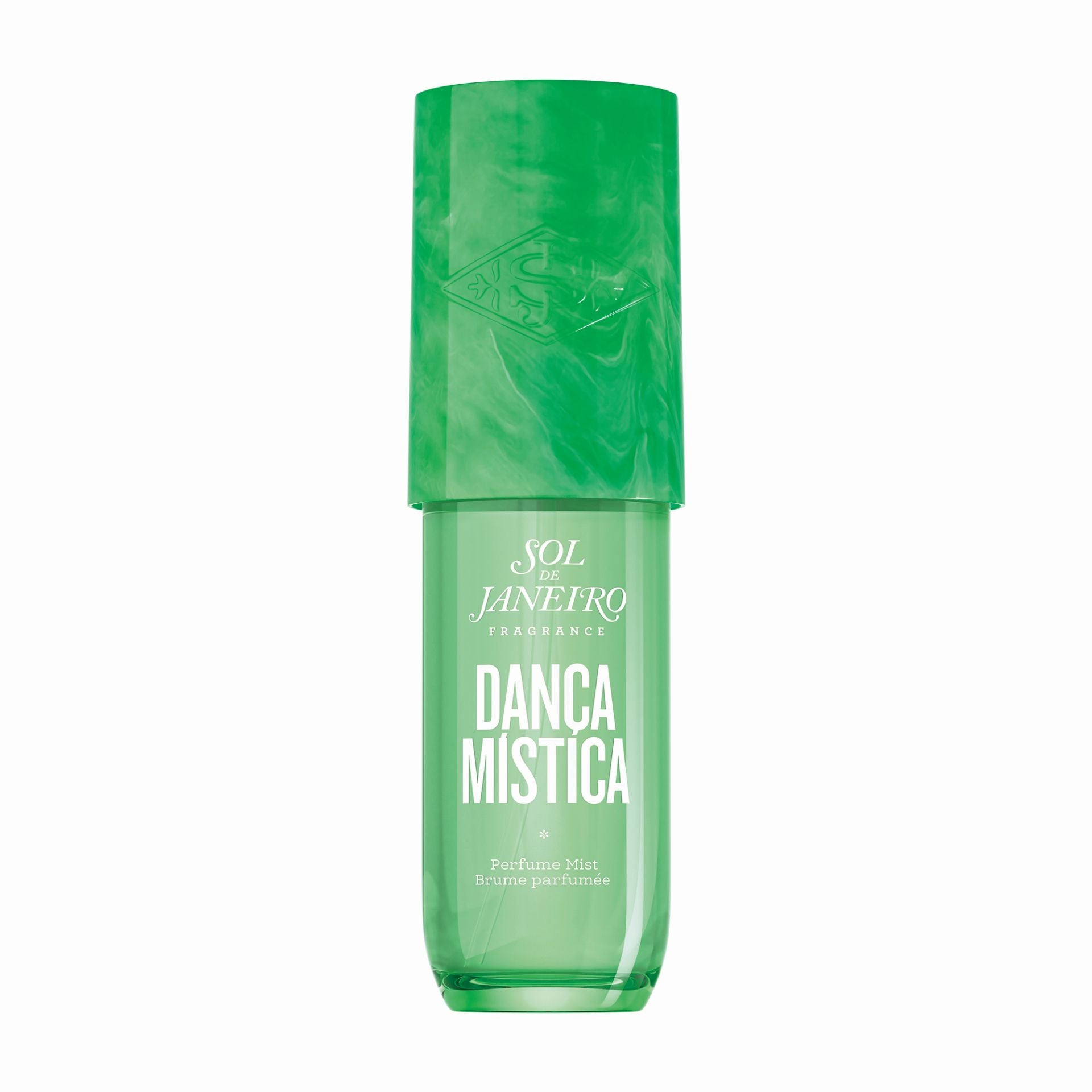 Dança Mistica Bruma Perfumada de edición limitada de Sol de Janeiro (23,99 euros, 90 ml). Fragancia vibrante, llena de ritmo y pasión. A medida que el sol se esconde en el horizonte, el aire cálido late al compás de la samba. Inspirado en la belleza hipnótica de Búzios al anochecer, Dança Mística Perfume Mist es chispeante y profunda, una fragancia que se mueve como la noche. Comienza con la riqueza aterciopelada del higo morado, desplegándose en un sensual bouquet de lirio de los valles y raíz de lirio blanco. Finalmente, se asienta en una mezcla embriagadora de vainilla cálida, sándalo y gotas de ámbar—un verdadero baile entre la luz y la sombra.