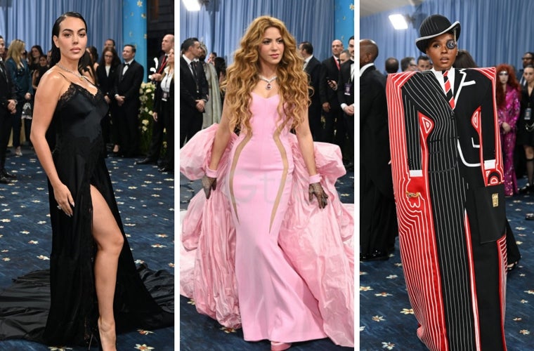 Georgina Rodríguez, Shakira y Janelle Monáe en la gala del MET de Nueva York.