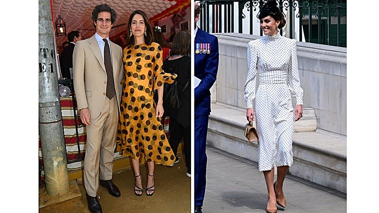 Los Duques de Huéscar en la Feria de Abril de Sevilla y Kate Middleton en la Abadía de Westminster para celebrar el Día de la Victoria