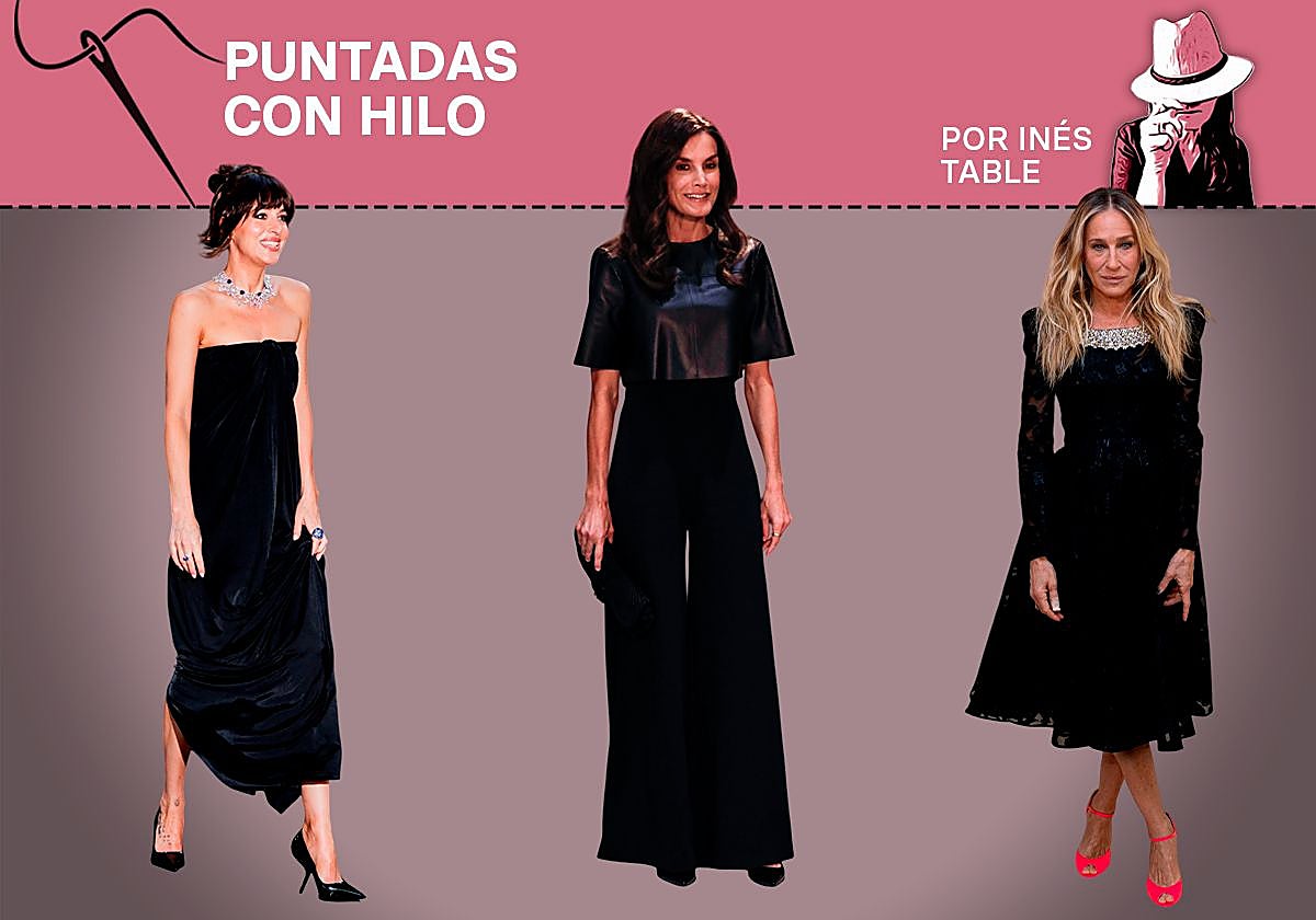 Letizia, la reina minimal, frente a Dakota Johnson y Sarah Jessica Parker que tiran de maxi collares y zapatos con gancho