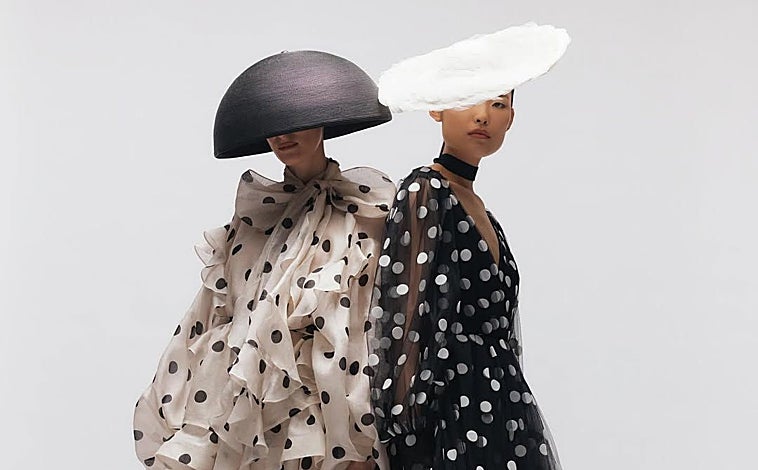 Imagen principal - Algunas de las ideas que se recogen en el Lookbook ideado por Daniel Fletcher para Ascot 2025