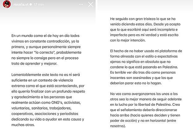 Rosalía responde a Miguel Adrover