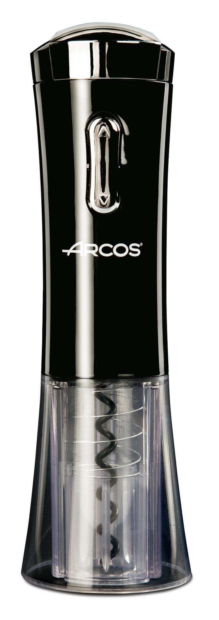 Sacacorchos de Arcos eléctrico a batería y con luz (63,42€).