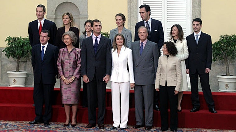 Toda la familia real el día 6 de enero en el Palacio Real El Pardo