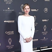 Charlene de Mónaco, protagonista de la alfombra roja del Balón de Oro 2025