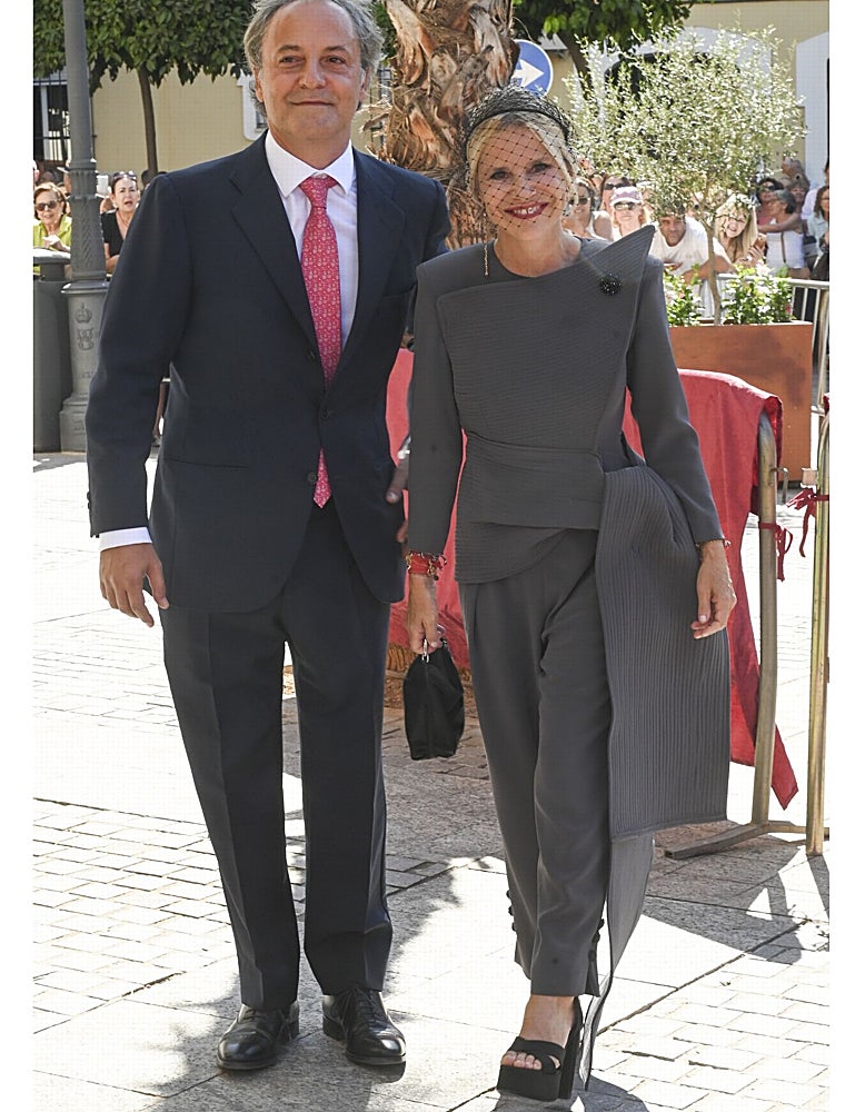 El look de Eugenia para la boda de su hermano.
