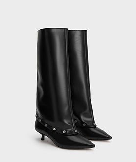 Imagen secundaria 2 - Bolso 'animal print' modelo Costanza de Phialebel' (295 euros); Sneaker Piemonte de Martinelli (119,95 euros) y bota convertible de Charles & Keith (115 euros)