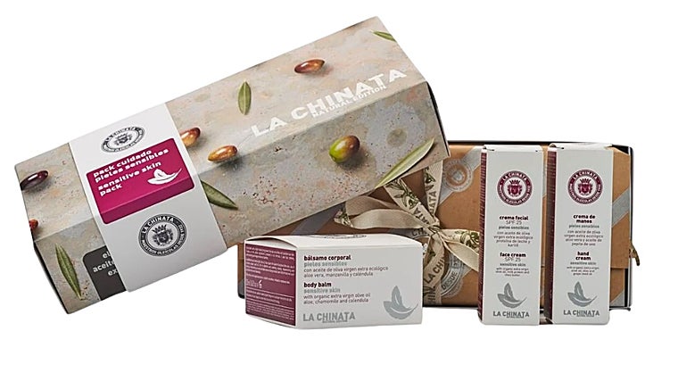 Pack solidario para pieles sensibles de La Chinata.