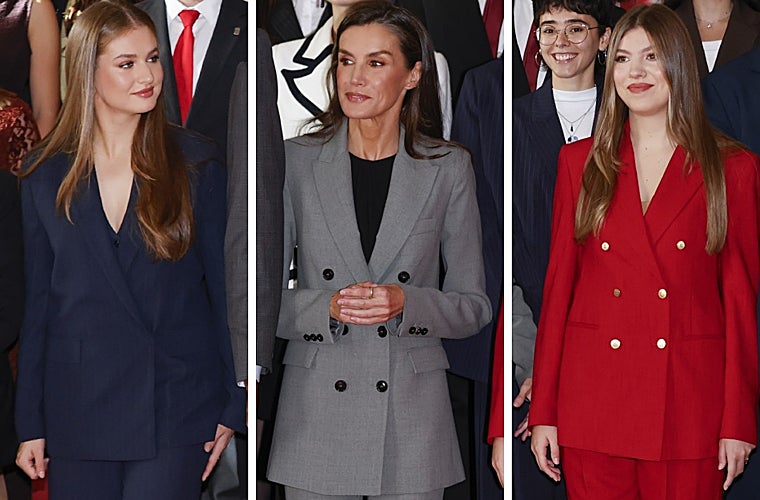 Detalles de los looks de la Reina y sus hijas.