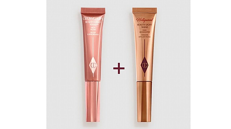 Beauty Light Wand Duo de Charlotte Tilbury: de 80 a 40 euros no site da marca.