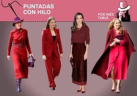 Letizia, Máxima, Leonor y Amalia ya no se ponen coloradas, ellas prefieren el burdeos