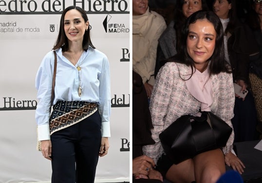 Tamara Falcó y Victoria Federica en desfiles de la MBFWM