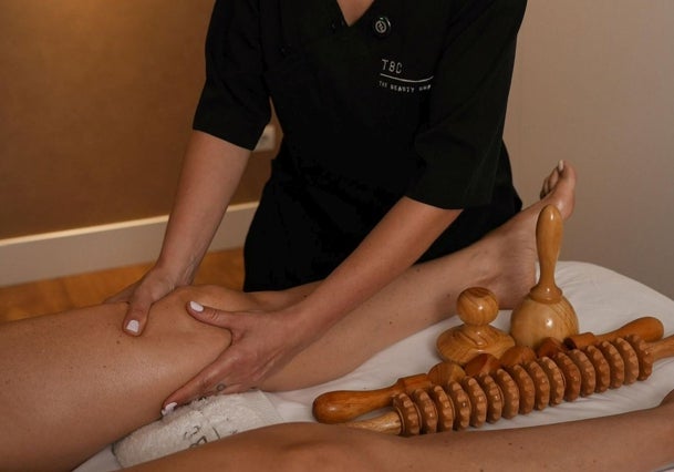 Tratamiento de maderoterapia en TBC.