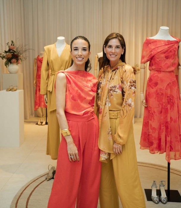 Laura Corsini y Lourdes Montes en la tienda de Bimani de Madrid
