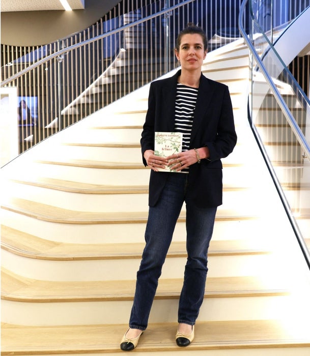 Carlota Casiraghi en la presentación de su libro.