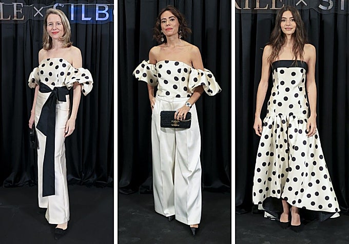 María de León, Sheila Conde y Rocío Crusset en la presentación de la nueva colección de Capprile para Silbon.