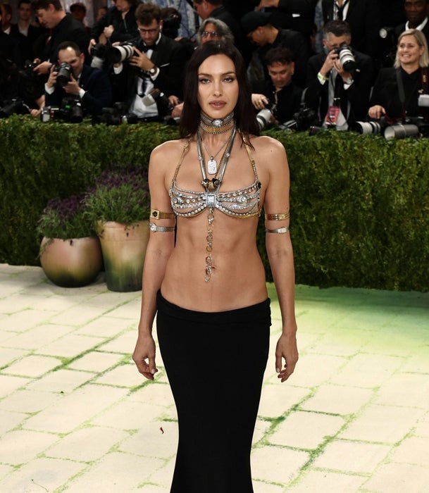 Irina Shayk en la gala Met.