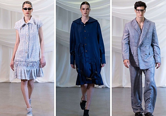 Tweed, siluetas 'oversize' y deshilados.