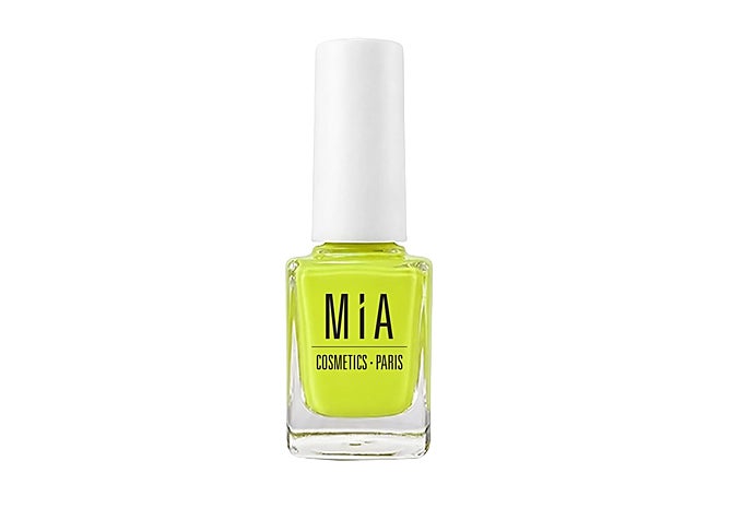 Esmalte de uñas limonada - Colección Radiant Glow de Mia Cosmetics.