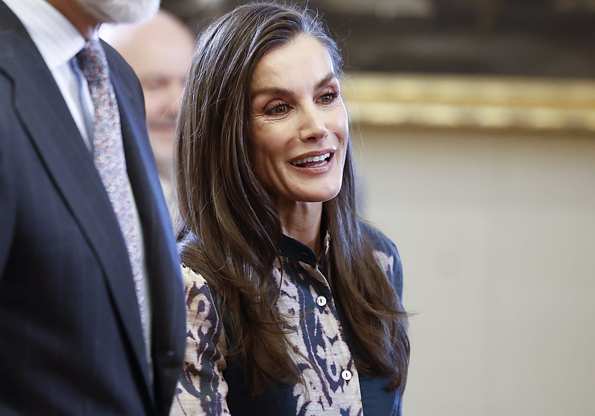 El nuevo vestido de marca española y edición limitada que la Reina Letizia ha estrenado en Zarzuela