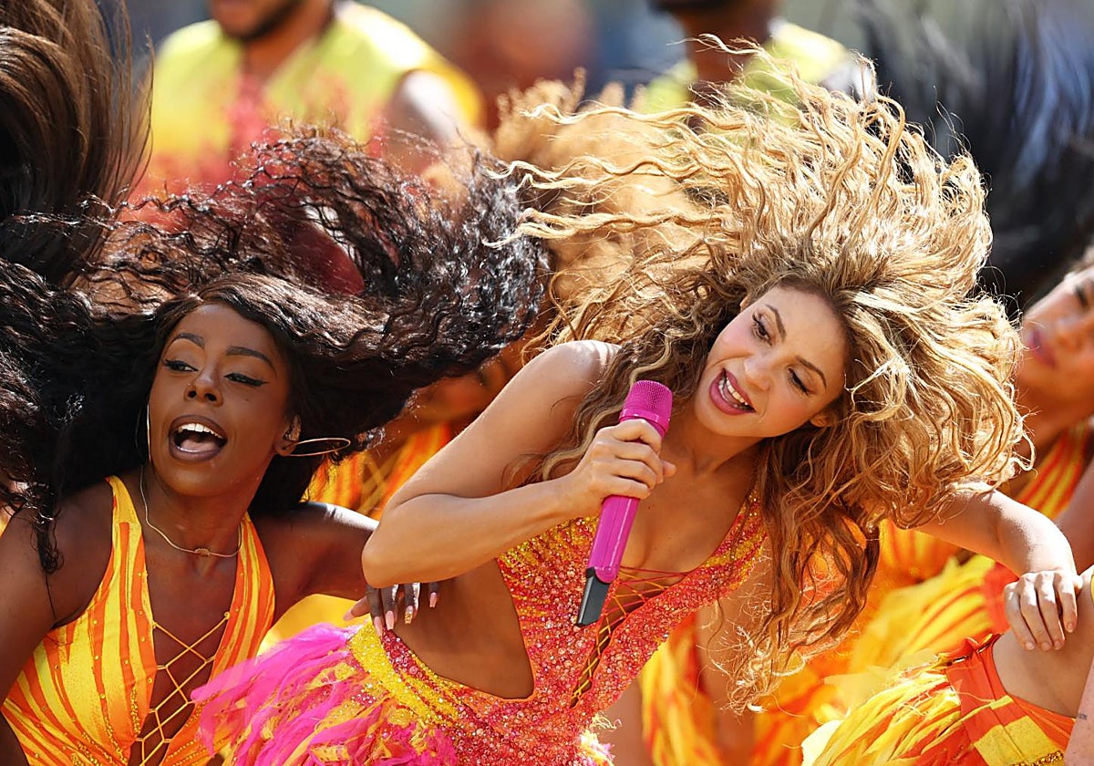 El vestido con 200.000 cristales de Shakira para brillar en la final del Mundial