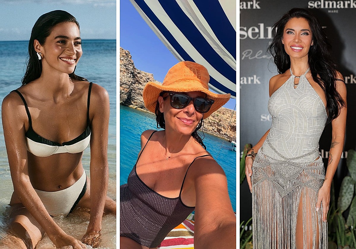 Los 15 bikinis y bañadores más bonitos de las famosas este verano