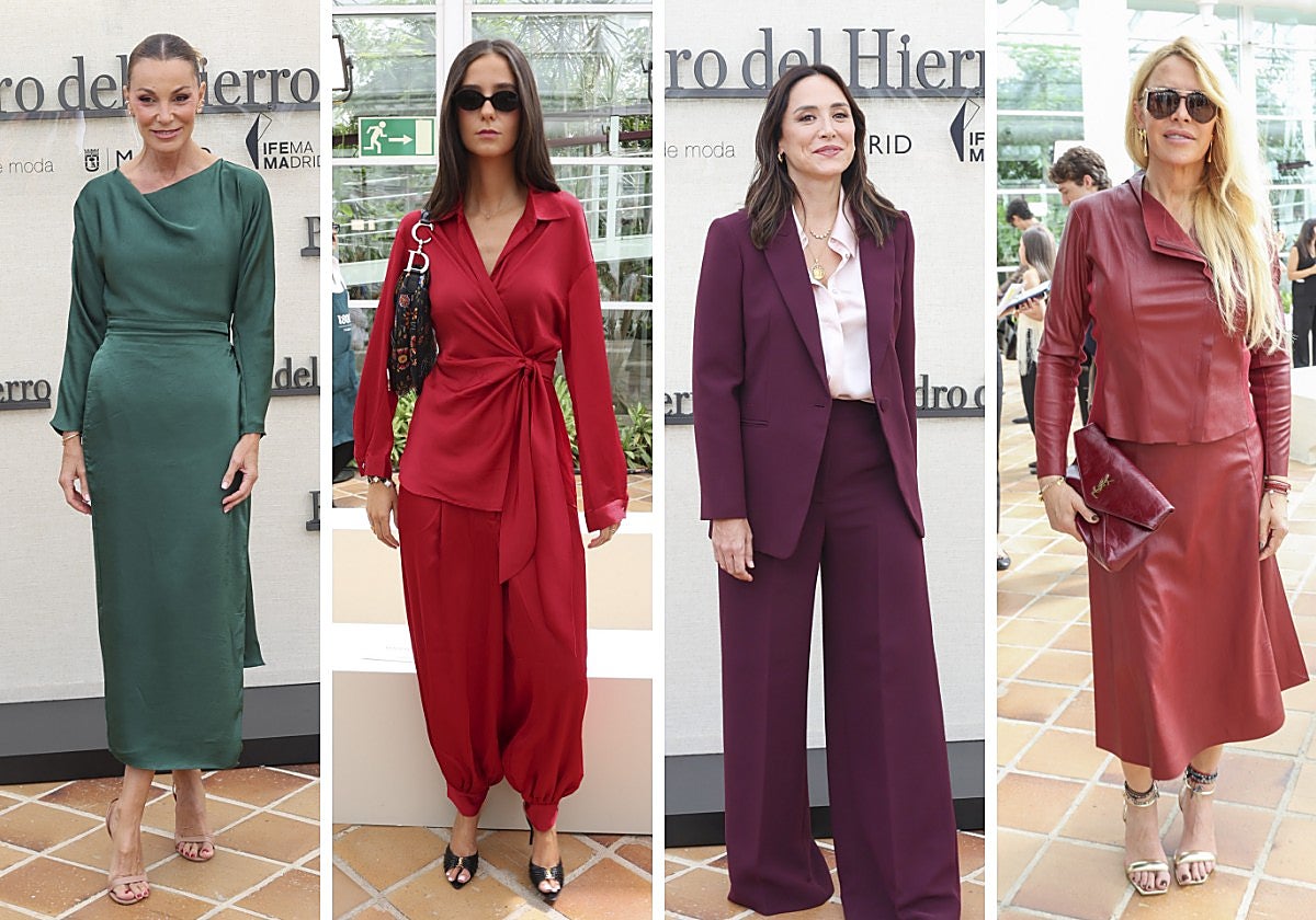 De Victoria Federica a Tamara Falcó y Mar Flores: los looks de las famosas en los desfiles de moda de Madrid