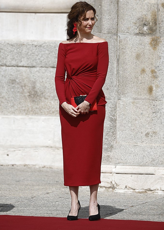 Ayuso en el Palacio Real