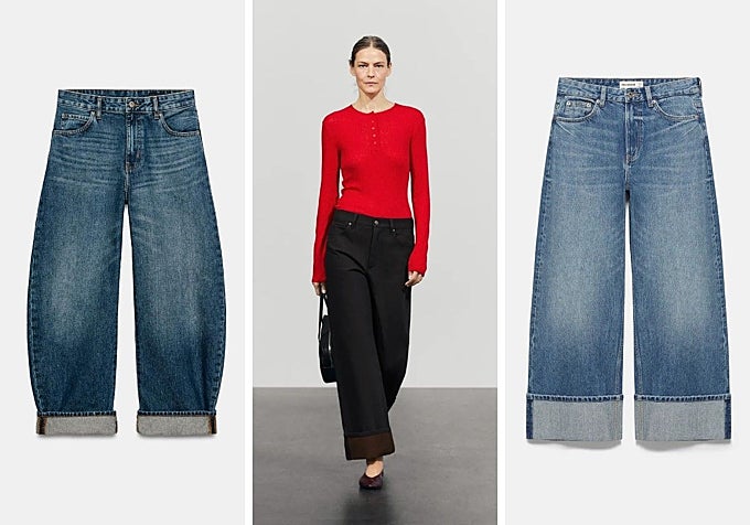 'Cuffed jeans' o vaqueros con vuelta en el bajo de Zara, Massimo Dutti y Pull & Bear
