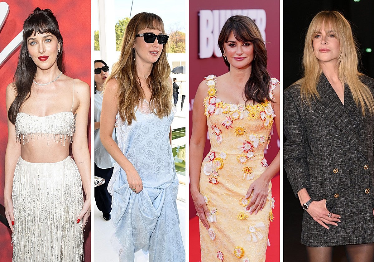 De Penélope Cruz a Nicole Kidman: los flequillos de las famosas para este otoño