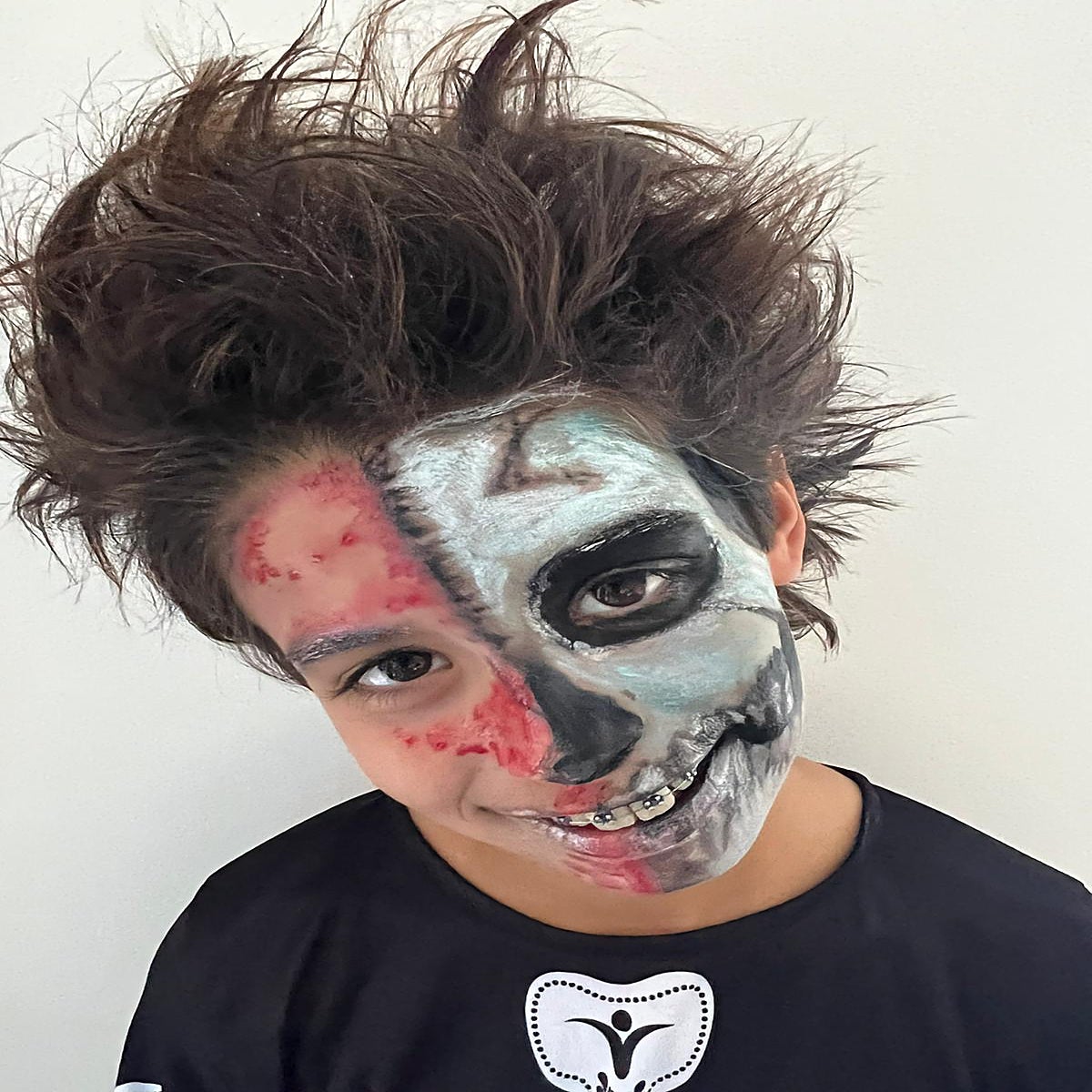 Halloween: Así de sencillo es maquillar a tus hijos