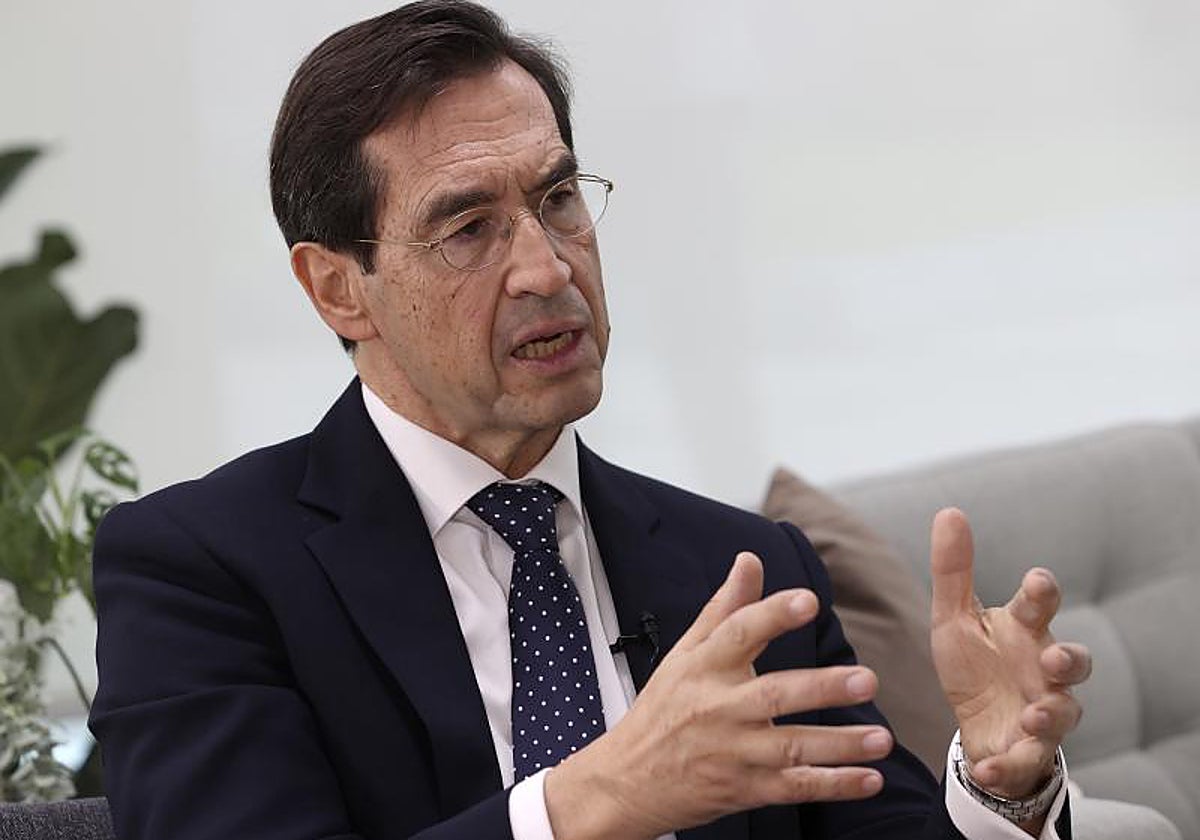 Mario Alonso Puig durante la entrevista en ABC