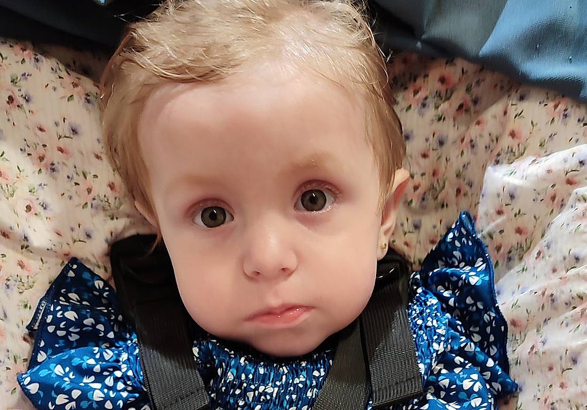 Imagen de la pequeña Vega facilitada por la familia