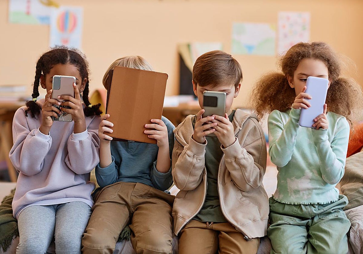 Los niños dedican cada vez más tiempo a las pantallas