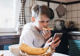 «Pasar mucho tiempo con pantallas aumenta la apetencia por alimentos más calóricos y menos saludables»