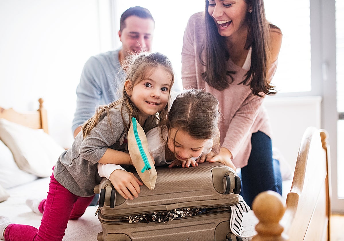 Así viajan las familias en función de la edad y número de hijos
