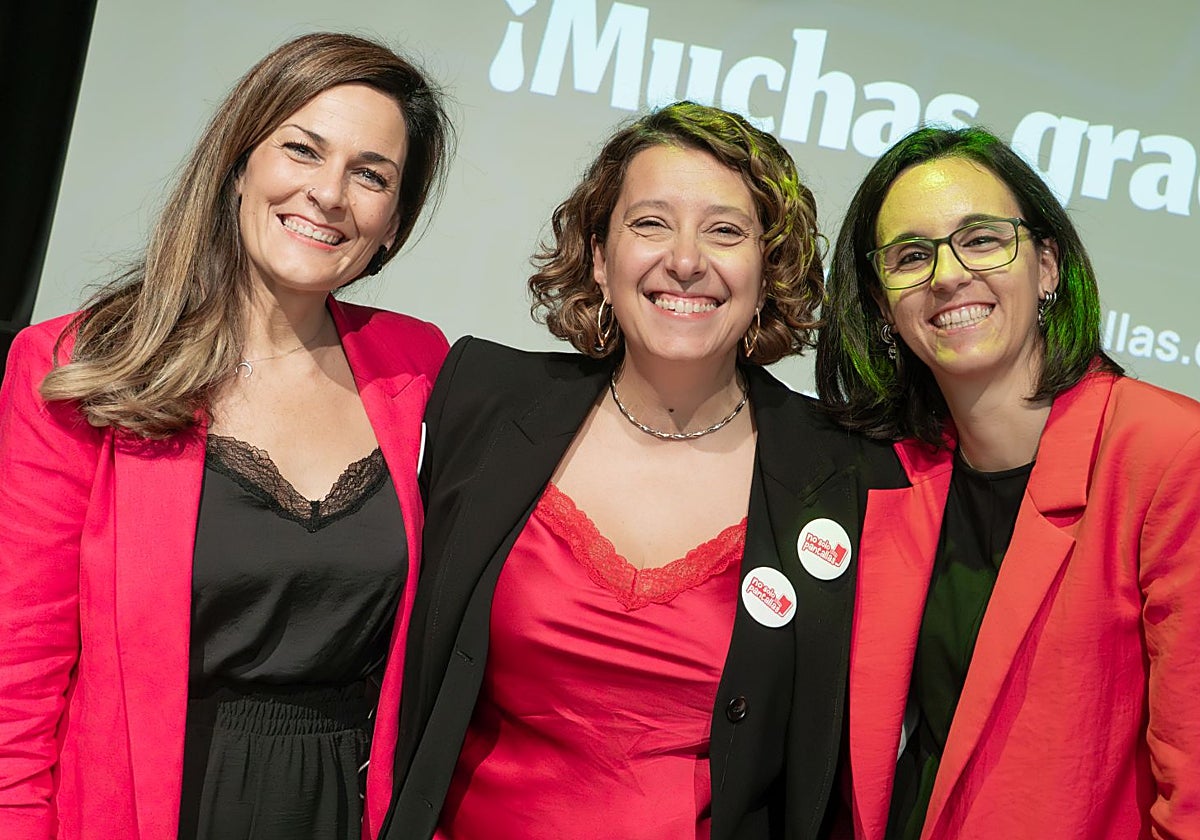 María Dotor, Carmen Llopis y Sara Sánchez, cofundadoras de 'No solo son pantallas'