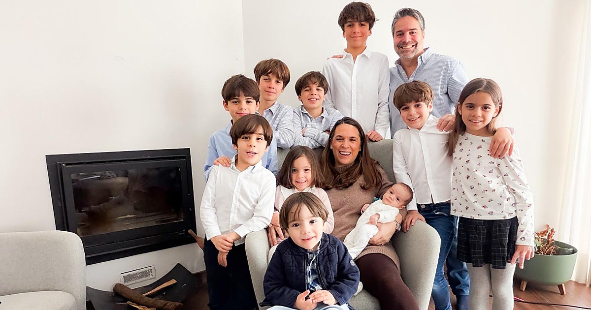 Ana, madre de diez hijos: «Me resulta más fácil ahora que cuando sólo tenía uno»