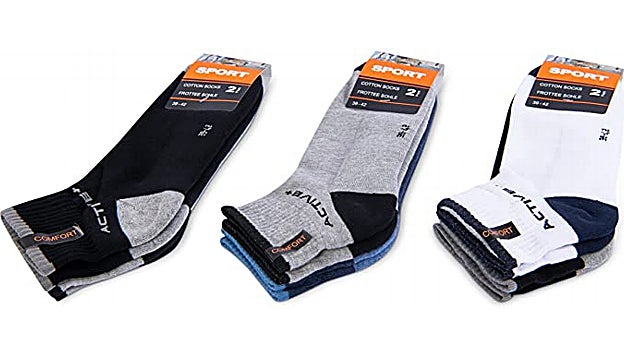 6 o 12 Pares de Calcetines Cortos Hombre &amp; Mujer