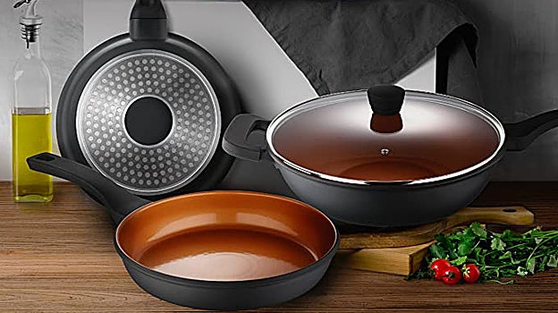 Set de wok y sartén Bronze - San Ignacio